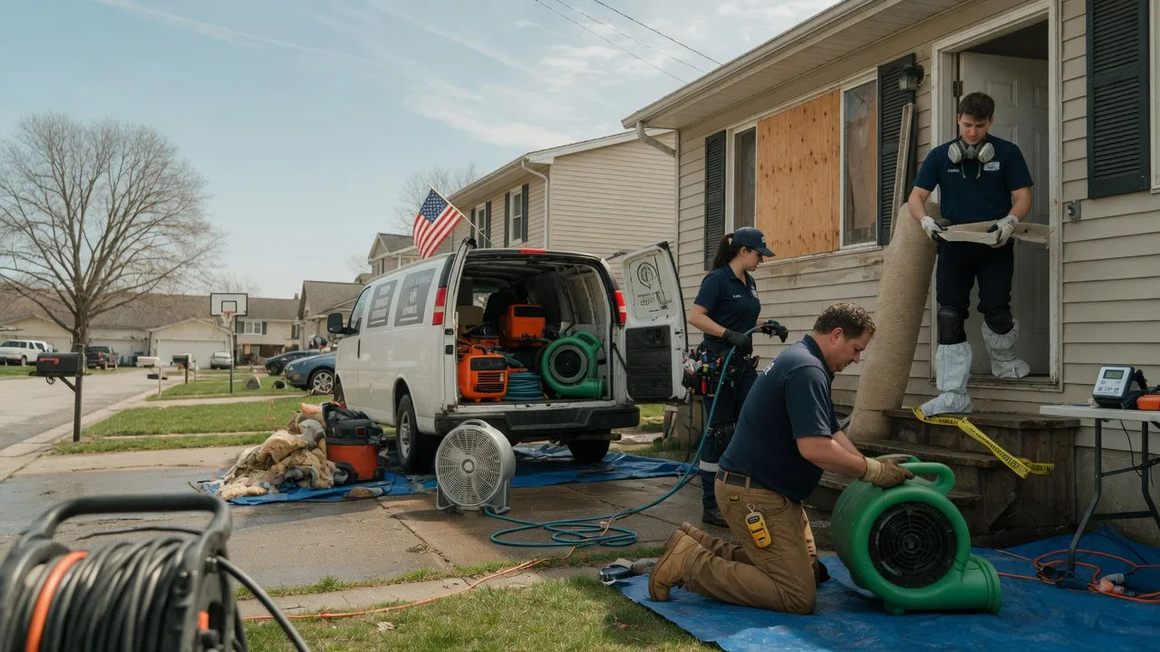 Water Damage Restoration in Lyons, IN near me